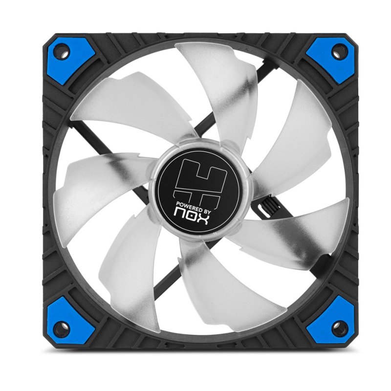 Infortisa Image 2 - NOX Ventilador Hummer H-FAN PRO LED AZUL 120mm PWM