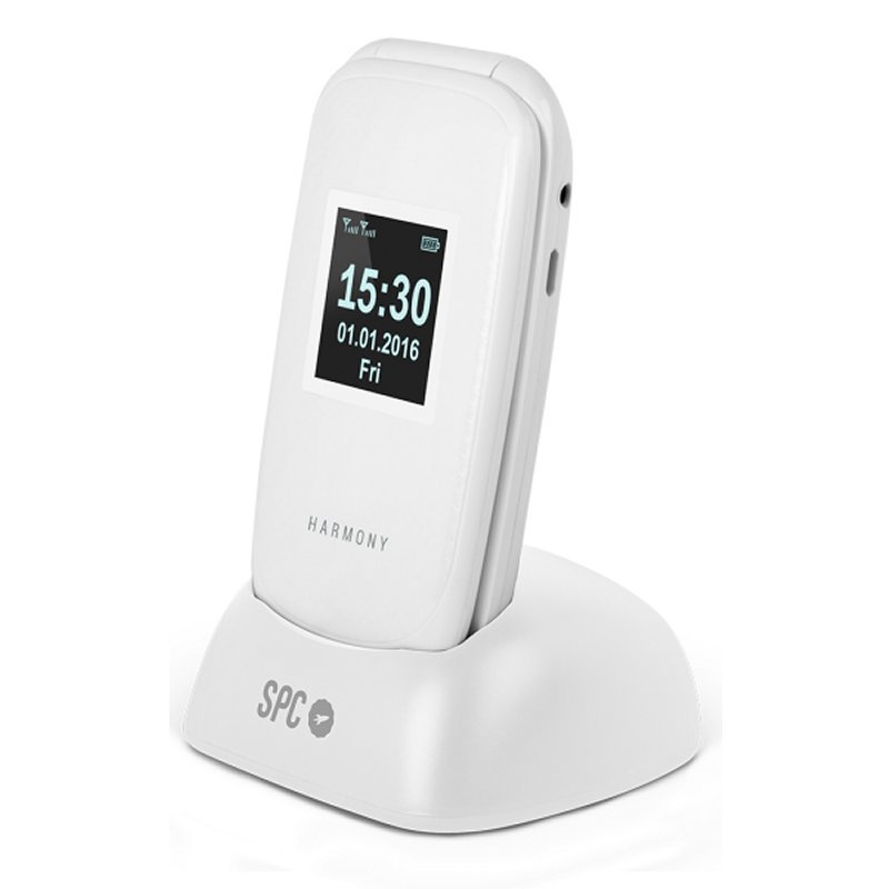 Infortisa Image 2 - SPC 2304B Harmony Telefono Movil BT FM + Dock Blan