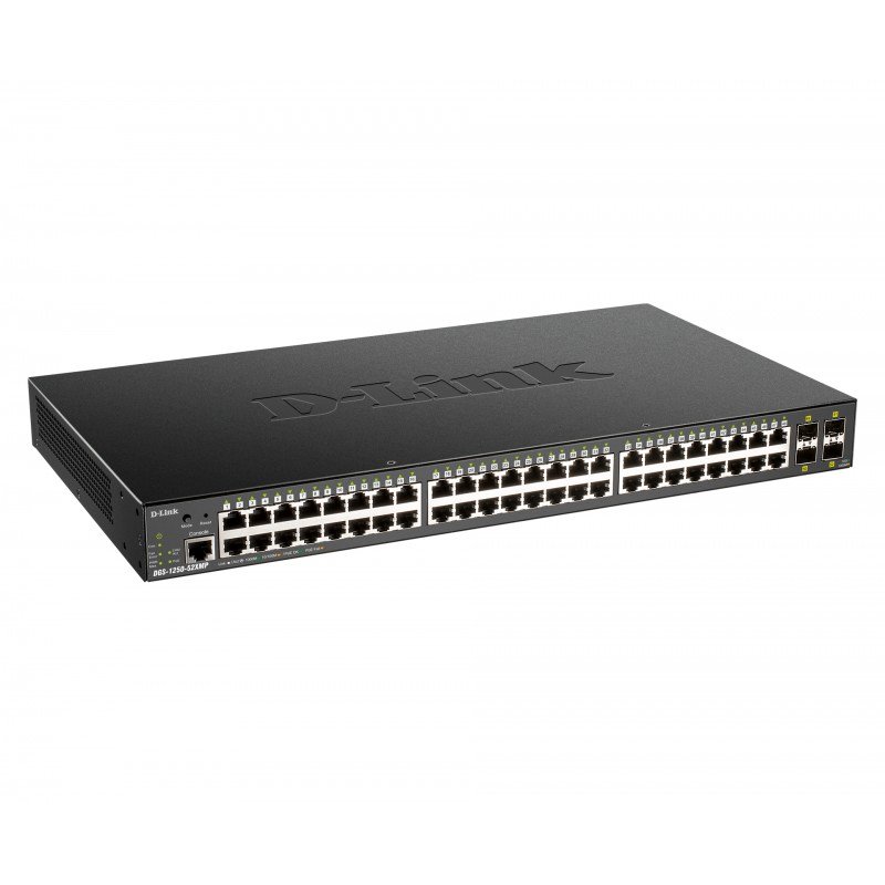 Infortisa Image 2 - D-Link DGS-1250-52XMP/E Switch 48xG PoE+4x10G SFP+