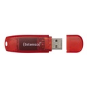 Infortisa Image 1 - Intenso 3502491 Lápiz USB 2.0 Rainbow 128GB Rojo