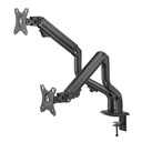Infortisa Image 3 - iggual SPMP02 Soporte pinza 2 monitores 17"-32"pro