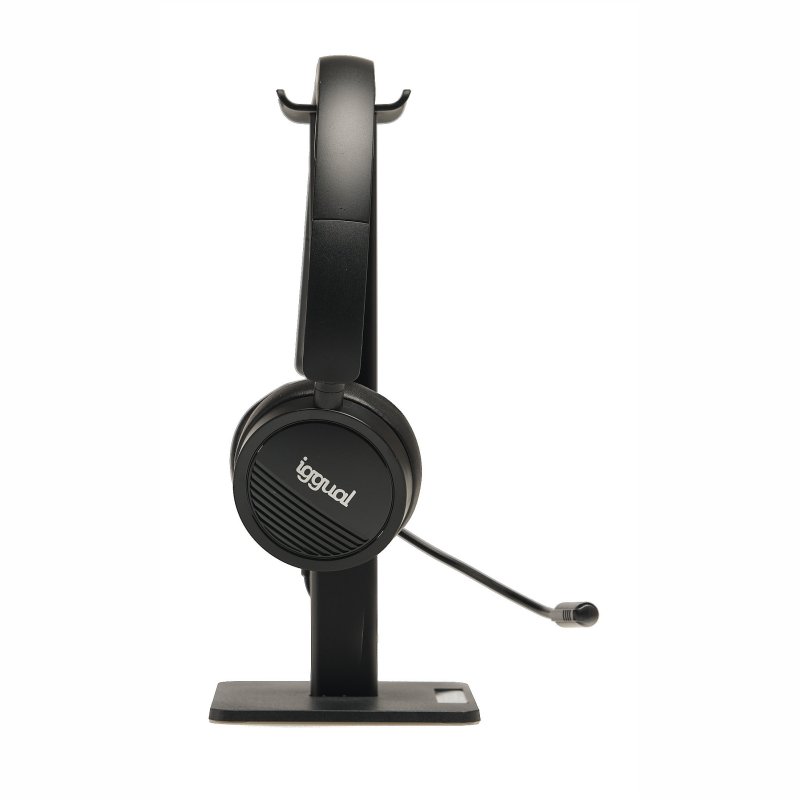 Infortisa Image 3 - iggual Kit auriculares Dual Tech + soporte SA22