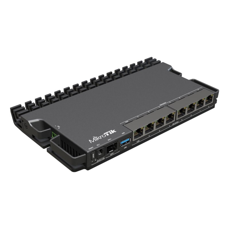 Infortisa Image 1 - Mikrotik RB5009UPr+S+IN Router 7xGbE 1x2.5GbE SFP+