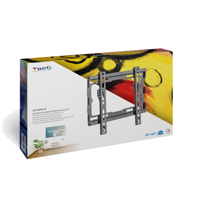 Infortisa Image 1 - Tooq Soporte pared LP1043F-B pantallas 23"-43"