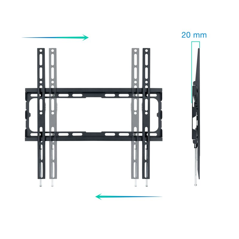 Infortisa Image 3 - Tooq Soporte pared LP1070F-B pantallas 32"-70"