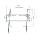 Infortisa Image 2 - Tooq Soporte pared LP1081T-B incl pantallas 37-80"