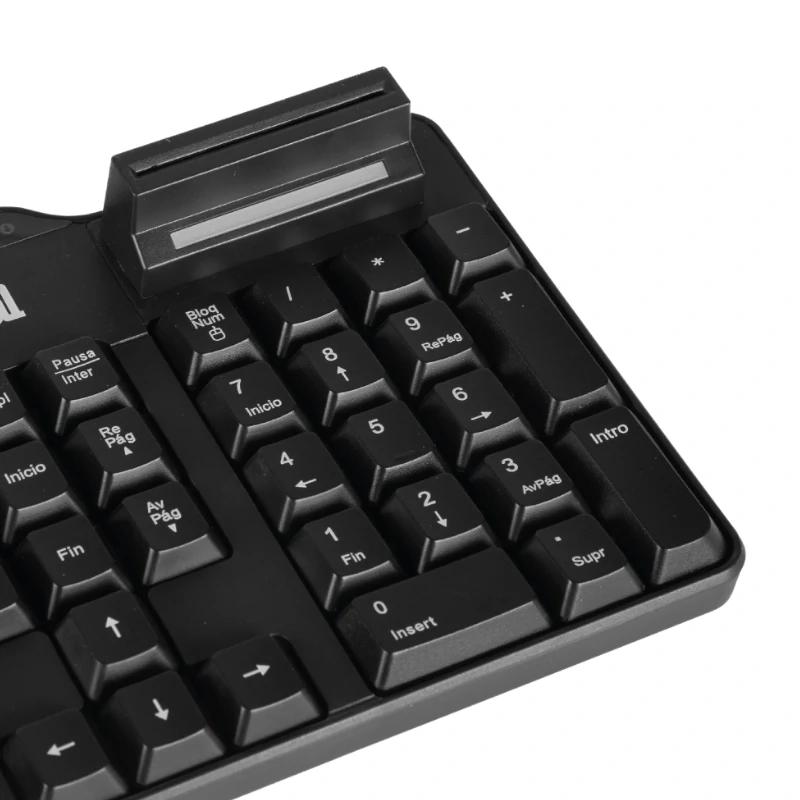 Infortisa Image 1 - iggual Teclado con lector DNI CK-ID-DNI SMARTcard