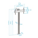 Infortisa Image 1 - Tooq FS2270M-B Soporte suelo fijo  37-70"