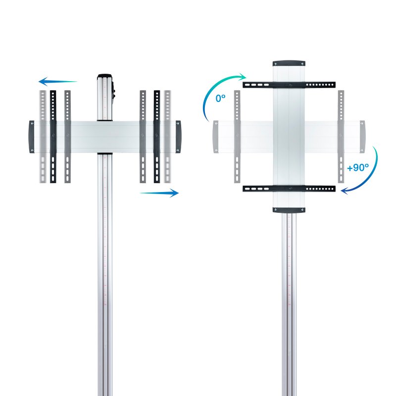 Infortisa Image 2 - Tooq FS2270M-B Soporte suelo fijo  37-70"