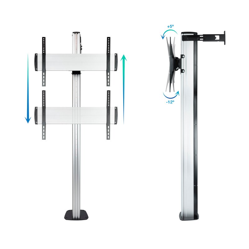 Infortisa Image 3 - Tooq FS2270M-B Soporte suelo fijo  37-70"