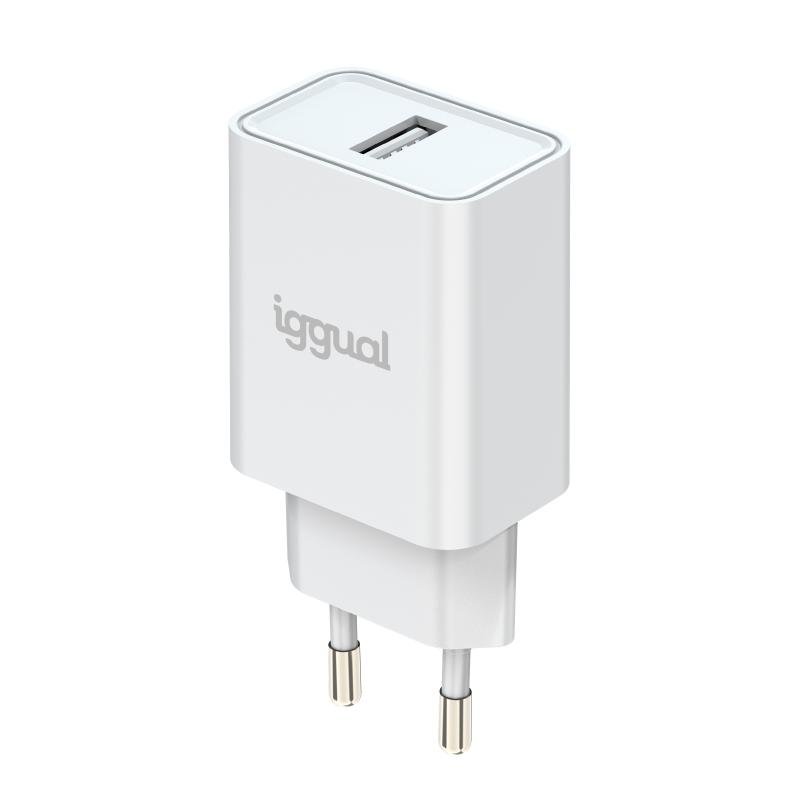 Infortisa Image 2 - iggual Cargador de pared 1xUSB-A 5V/2.4A (12W)