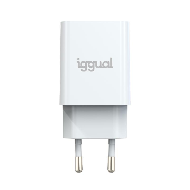 Infortisa Image 3 - iggual Cargador de pared 1xUSB-A 5V/2.4A (12W)