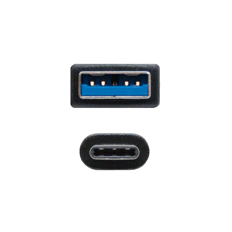 Infortisa Image 2 - Nanocable Cable USB 3.1 Gen2 USB-C/M-A/M 2M