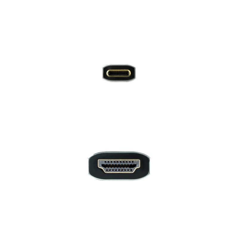 Infortisa Image 2 - Nanocable Conversor USB-C a HDMI 2.1 8K@60HZ 1.8m