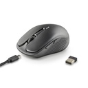 Infortisa Image 1 - NGS Raton Inalambrico Recargable Silencioso Negro