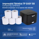 Infortisa Image 1 - iggual Impresora térmica tickets TP EASY 58 USB+RJ