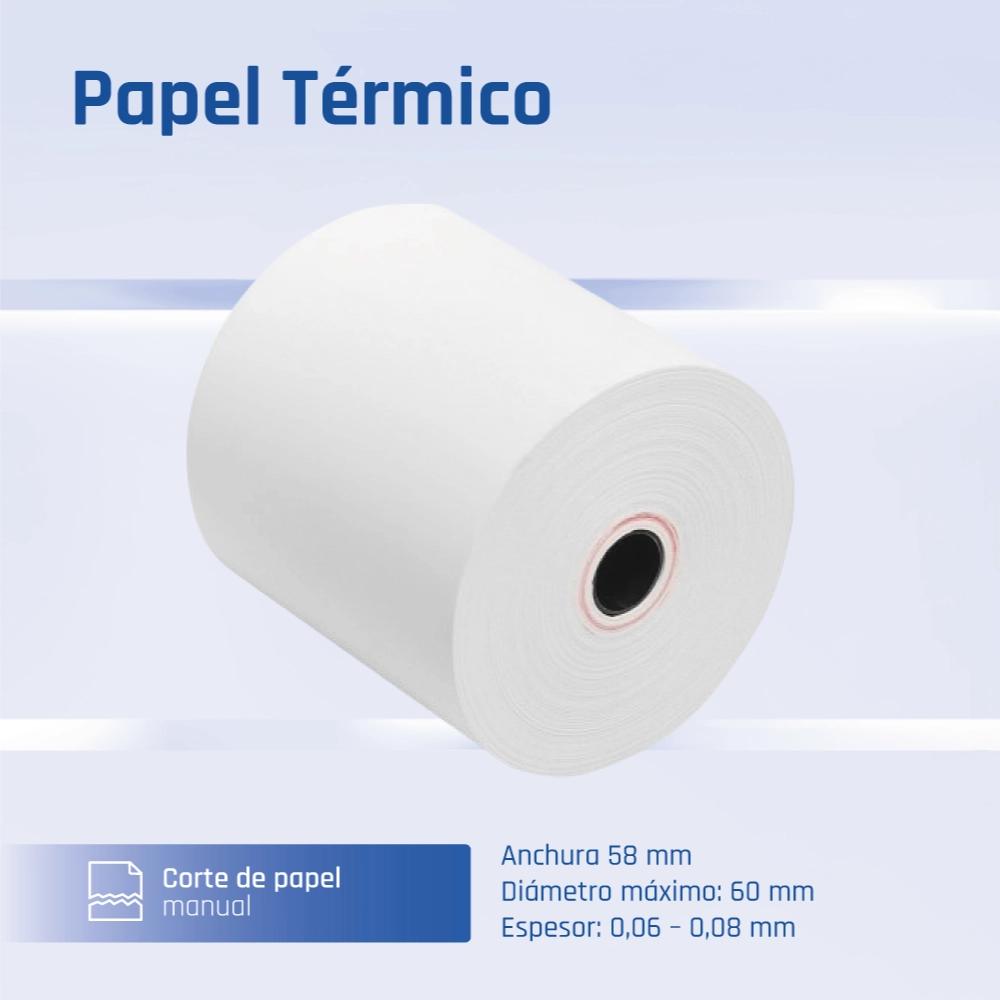 Infortisa Image 4 - iggual Impresora térmica tickets TP EASY 58 USB+RJ