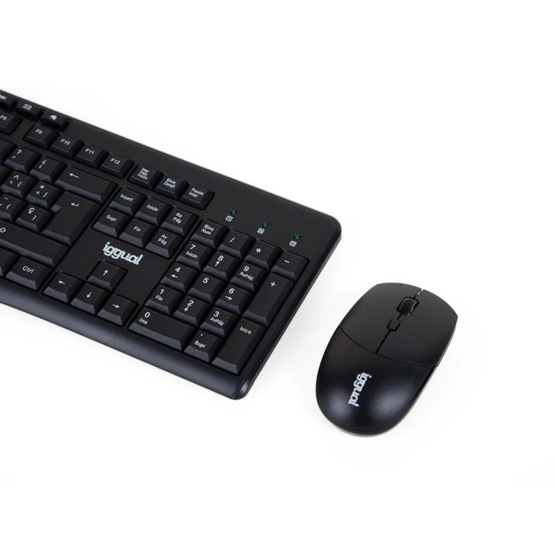 Infortisa Image 2 - iggual Kit teclado ratón inalámbrico WMK-BASIC