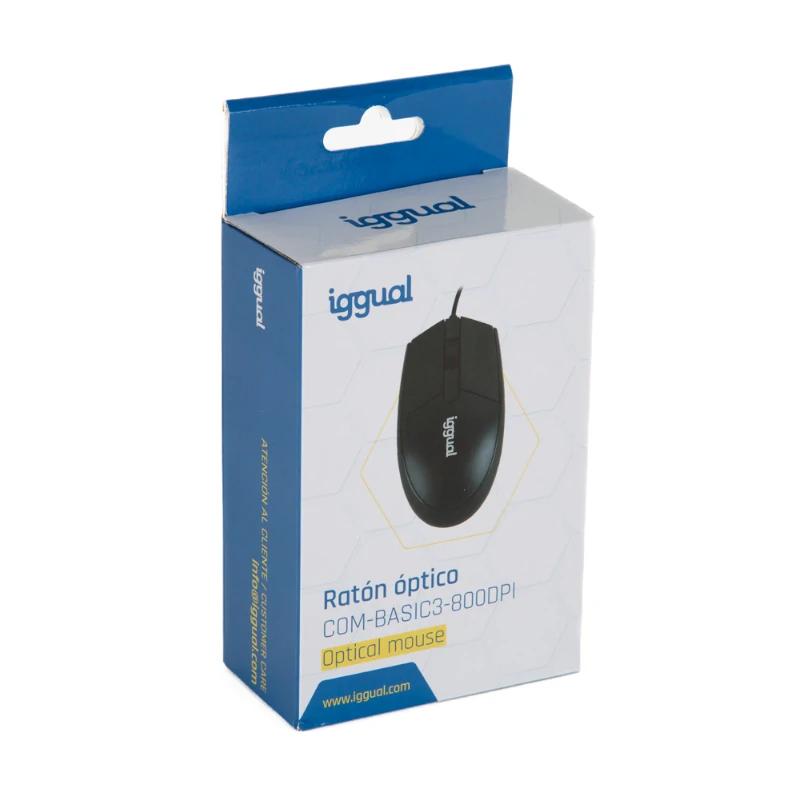 Infortisa Image 3 - iggual Ratón óptico COM-BASIC3-800DPI negro