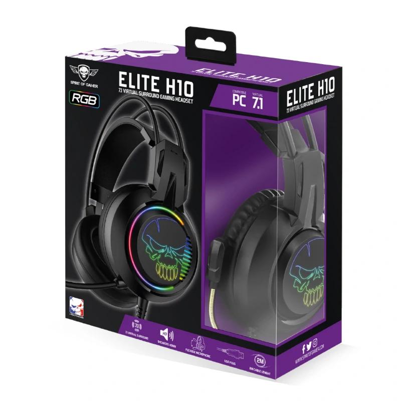 Infortisa Image 1 - Spirit of Gamer Auricular Elite H10 Negro