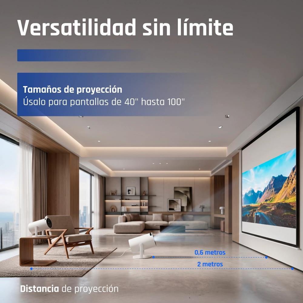 Infortisa Image 3 - iggual Mini proyector MP720p HDMI WiFi BT Android