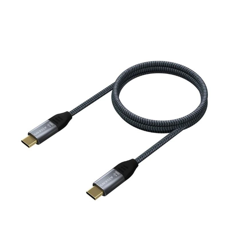 Infortisa Image 1 - Aisens Cable Usb 3.2 Gen2X2 8K C/M-C/M Gris 1.5M