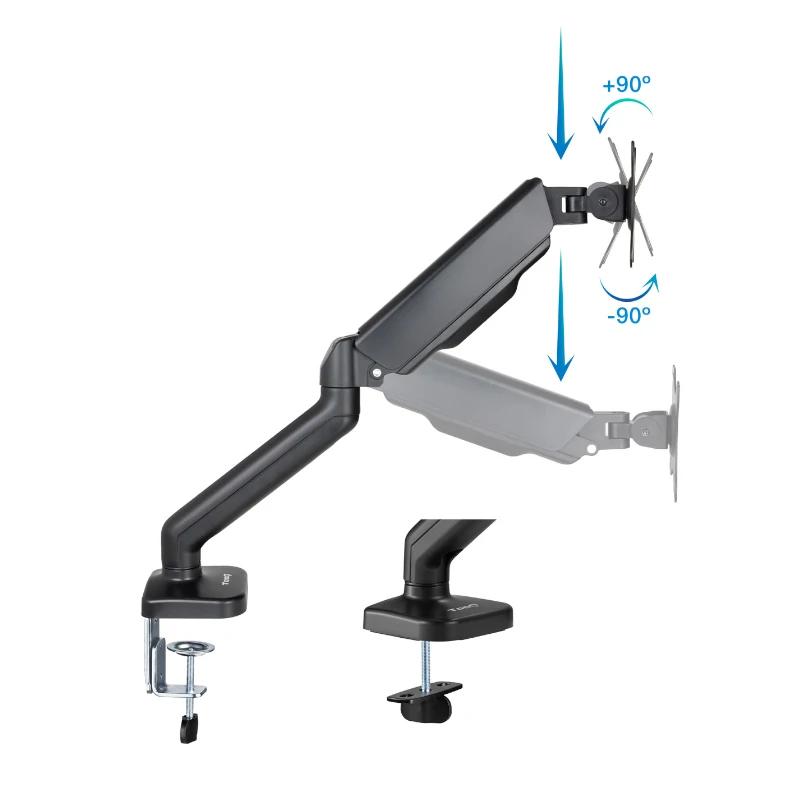 Infortisa Image 1 - Tooq DB5032TNR-B Soporte mesa 1 brazo 17"-32"