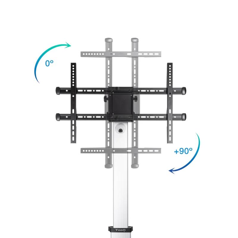 Infortisa Image 2 - Tooq FS1886M-B Soporte suelo ruedas Hera 37"-86"
