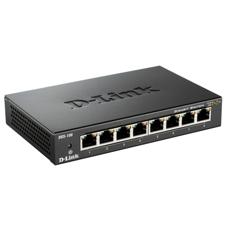 Infortisa Image 2 - D-Link DGS-108 Switch 8xGB Metal