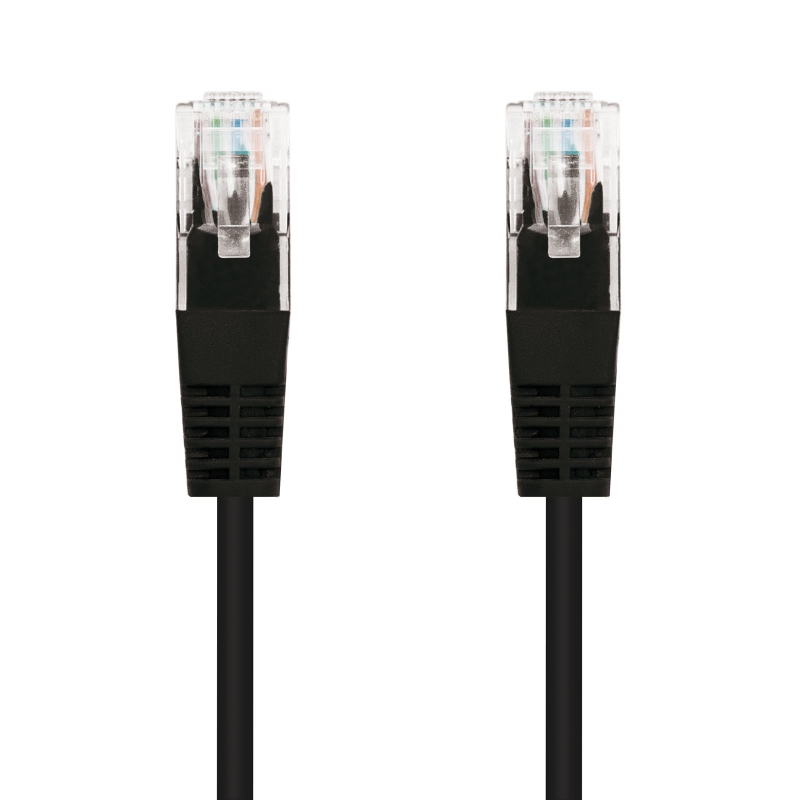 Infortisa Image 1 - Nanocable Latiguillo Categoria 5 UTP 2 M Negro