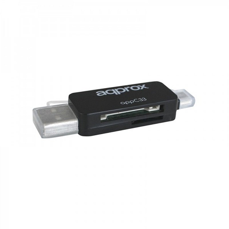 Infortisa Image 1 - approx APPC33 Adaptador microSD/SD/MMC a USB/micro
