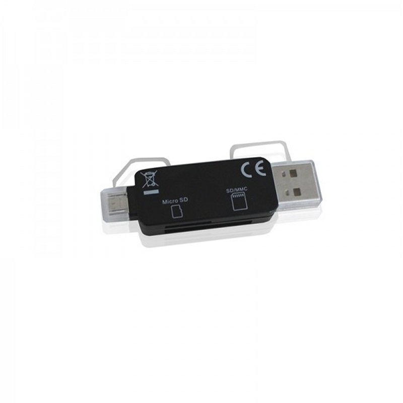 Infortisa Image 2 - approx APPC33 Adaptador microSD/SD/MMC a USB/micro