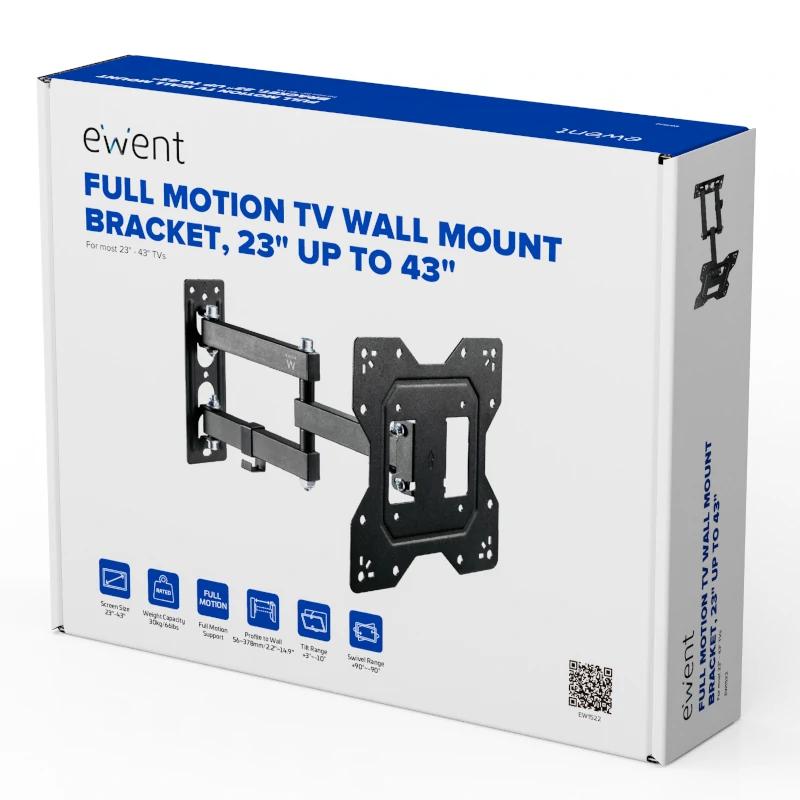 Infortisa Image 2 - EWENT EW1522 Soporte pared TV ext 3 pivot,23 - 42"