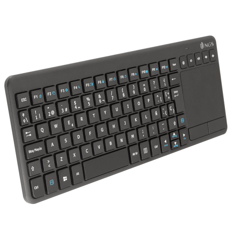 Infortisa Image 2 - NGS Teclado inalámbrico con Touchpad Multimedia 2.