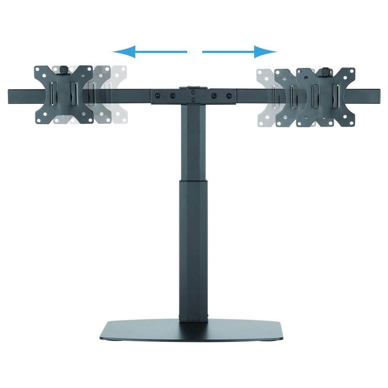 Infortisa Image 2 - Tooq DB1727TN-B Soporte Monitor Mesa 2Brazos 17-27