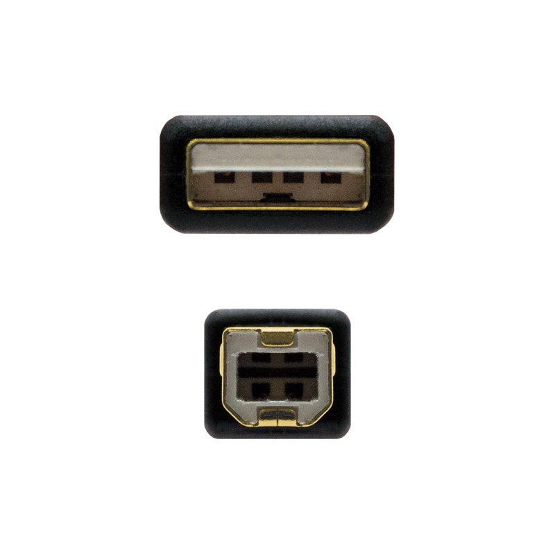 Infortisa Image 2 - Nanocable Cable USB 2.0 Impresora  Ferrita 5 M