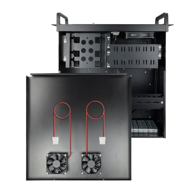Infortisa Image 1 - Tooq Caja RACK-406N-USB3 4U 19" ATX Sin F.A Negro