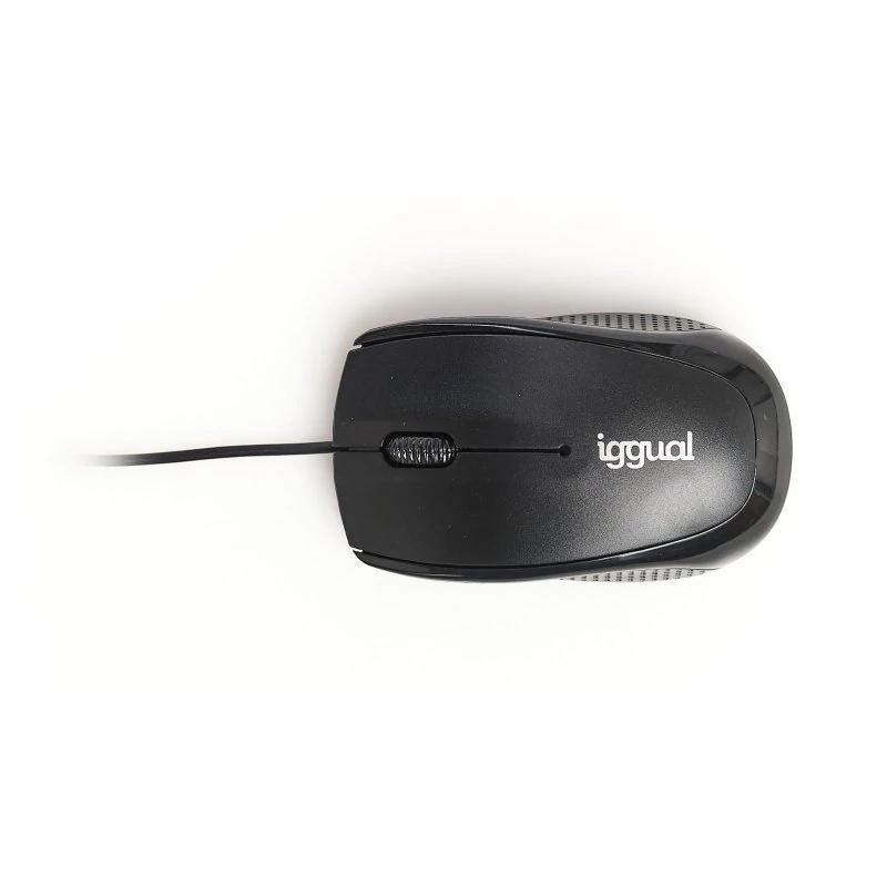 Infortisa Image 2 - iggual Ratón óptico COM-BASIC-800DPI negro