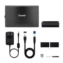 Infortisa Image 3 - TooQ TQE-3531B Caja HDD 3.5" USB 3.1Gen1 Negra