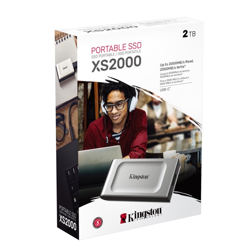 Infortisa Image 2 - Kingston XS2000 Portable SSD 2Tb USB 3.2 tipo-C