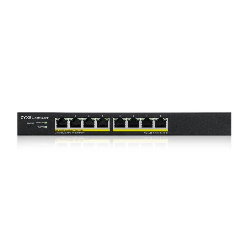 Infortisa Image 1 - ZyXEL GS1915-8EP Smart Switch 8xGbE PoE 60W Nebula