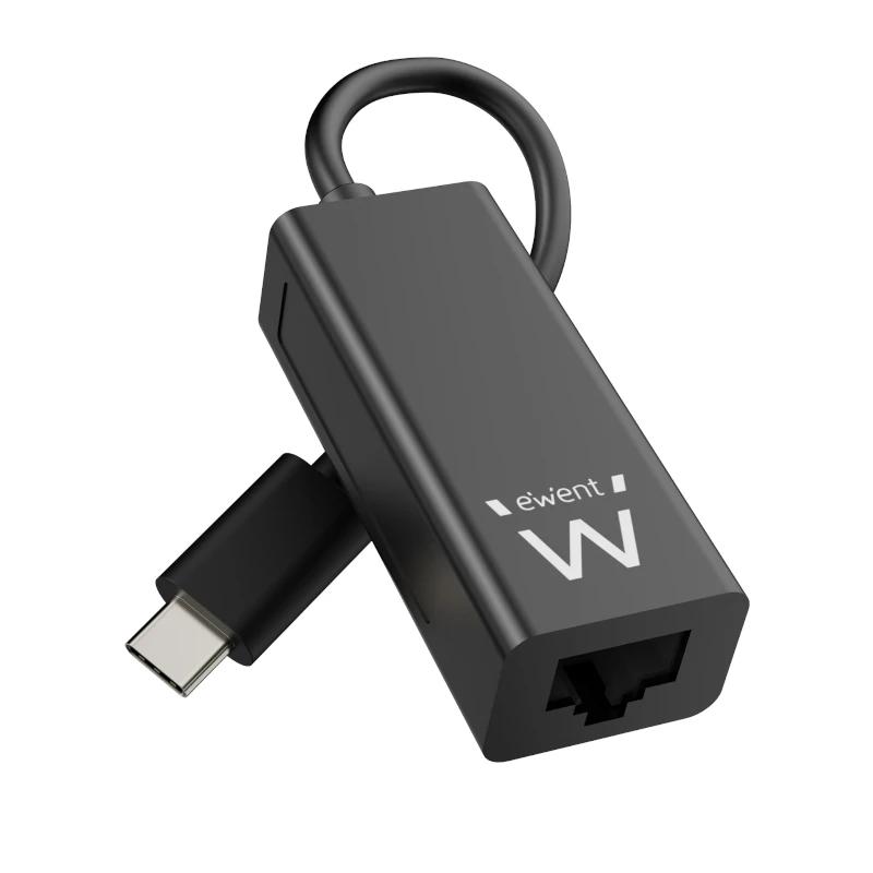 Infortisa Image 1 - EWENT ADAPTADOR DE RED GIGABIT USB-C