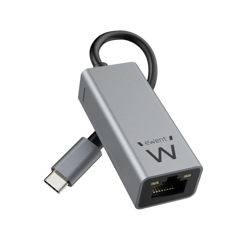 Infortisa Image 1 - EWENT ADAPTADOR DE RED GIGABIT USB-C ALUMINIO