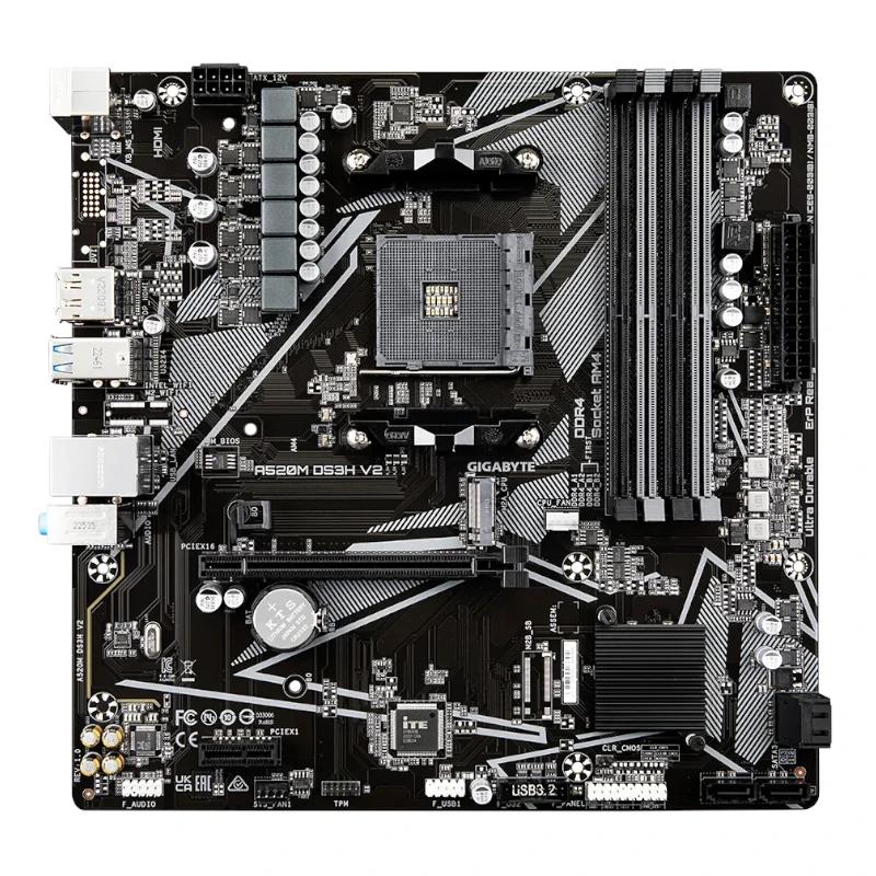 Infortisa Image 1 - Gigabyte Placa Base A520M DS3H V2  mATX AM4