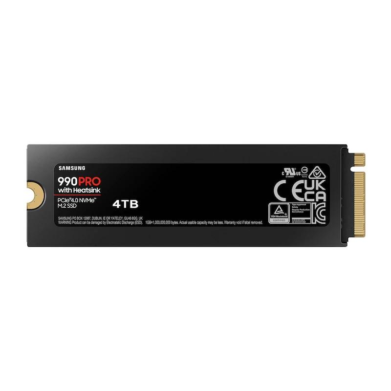 Infortisa Image 1 - Samsung 990 PRO HeatSink SSD 4TB PCIe 4.0 NVMe M.2
