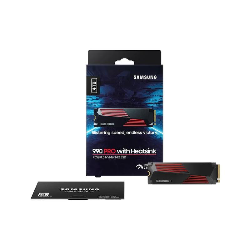 Infortisa Image 2 - Samsung 990 PRO HeatSink SSD 4TB PCIe 4.0 NVMe M.2