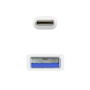 Infortisa Image 2 - Nanocable Cable USB 3.1 Gen2 USB-C/A 1 M Blanco