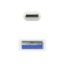 Infortisa Image 2 - Nanocable Cable USB 3.1 Gen2 USB-C/A 2 M Blanco