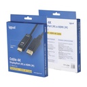 Infortisa Image 1 - iggual Cable DisplayPort (M) a HDMI (M) 4K 2metros