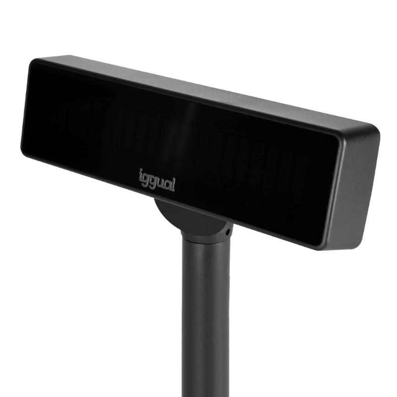 Infortisa Image 3 - iggual Visor TPV regulable USB VFD 7" INFO DISPLAY